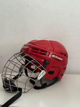 Casco hockey Bauer IMS 5.0 rojo