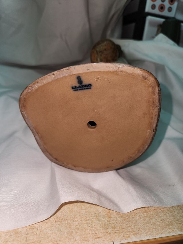 LA FIGURA CHIAMATA ABITANTE DEL VILLAGGIO VA ALLA FONTANA DI 47 CM.