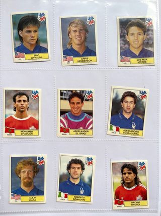 Cromos Panini USA 94 Mundial de Fútbol 