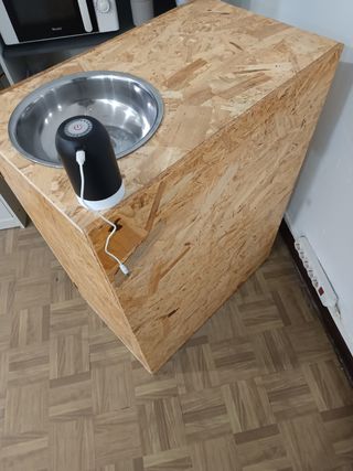 Fregadero portátil con mueble