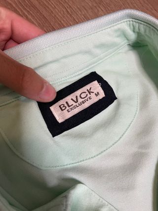 Polo manga corta verde (M)