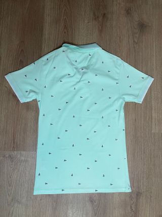 Polo manga corta verde (M)