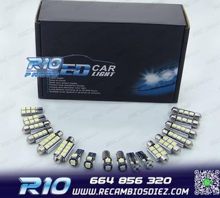 KIT 15 BOMBILLAS LED INTERIOR PARA BMW E46 COUPE SEDAN 318I 