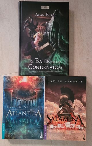 Lote libros fantasía e histórica. 