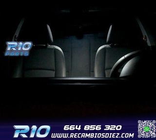 KIT 8 BOMBILLAS LED INTERIOR PARA BMW 1 SERIE F20 F21 HATCHB