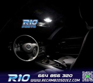 KIT 13 BOMBILLAS LED INTERIOR PARA BMW 1 SERIE E81 E87 116I 
