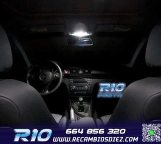 KIT 13 BOMBILLAS LED INTERIOR PARA BMW 1 SERIE E81 E87 116I 