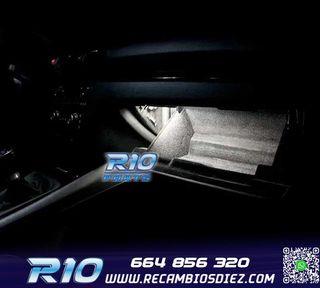 KIT 13 BOMBILLAS LED INTERIOR PARA BMW 1 SERIE E81 E87 116I 