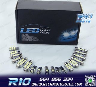 KIT 14 BOMBILLAS LED INTERIOR PARA BMW SERIE 3 E46 SEDAN COU