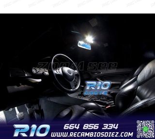 KIT 14 BOMBILLAS LED INTERIOR PARA BMW SERIE 3 E46 SEDAN COU