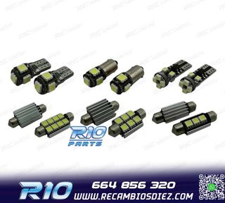 KIT 23 BOMBILLAS LED INTERIOR PARA BMW X5 E70 M XDRIVE 30I X
