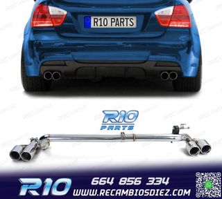 KIT CONVERSIÓN ESCAPE PARA BMW E90 E91 05-12 PACK M DOBLE A