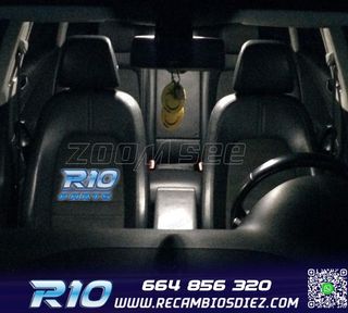 KIT 15 BOMBILLAS LED INTERIOR PARA SEAT LEON 1 M 1 99-06