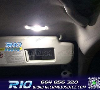 KIT 16 BOMBILLAS LED INTERIOR PARA SEAT TOLEDO MK2 1 M 1M2 9