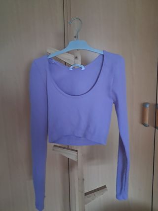 Top morado - Talla M