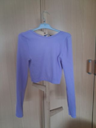Top morado - Talla M
