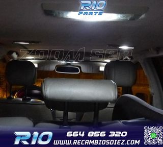 KIT 18 BOMBILLAS LED INTERIOR PARA RENAULT LAGUNA II MK2 01-