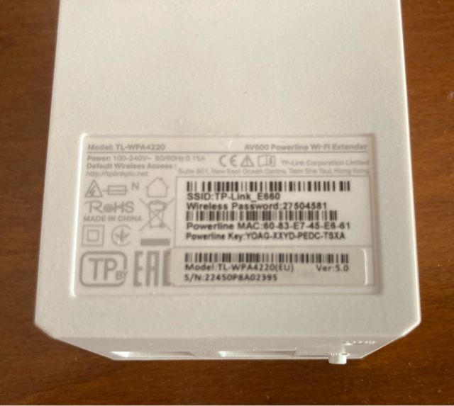 Extensor de alcance Tp-Link AV600