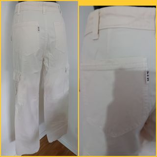 Pantaloni cargo Stradivarius beige XS/34