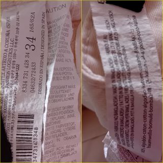 Pantaloni cargo Stradivarius beige XS/34