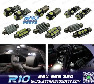 KIT 21 BOMBILLAS LED INTERIOR PARA MERCEDES CLASE E W210 95-