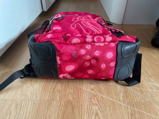 Mochila Totto flores rosa