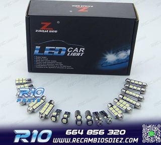 KIT 18 BOMBILLAS LED INTERIOR PARA VOLKSWAGEN VW VOLKSWAGEN 