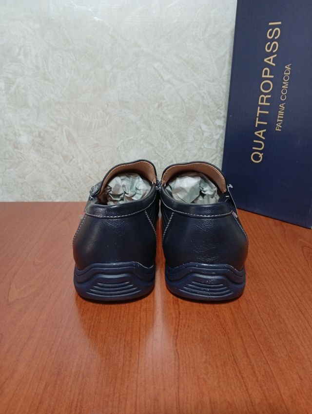 Mocassini Quattropassi blu 44