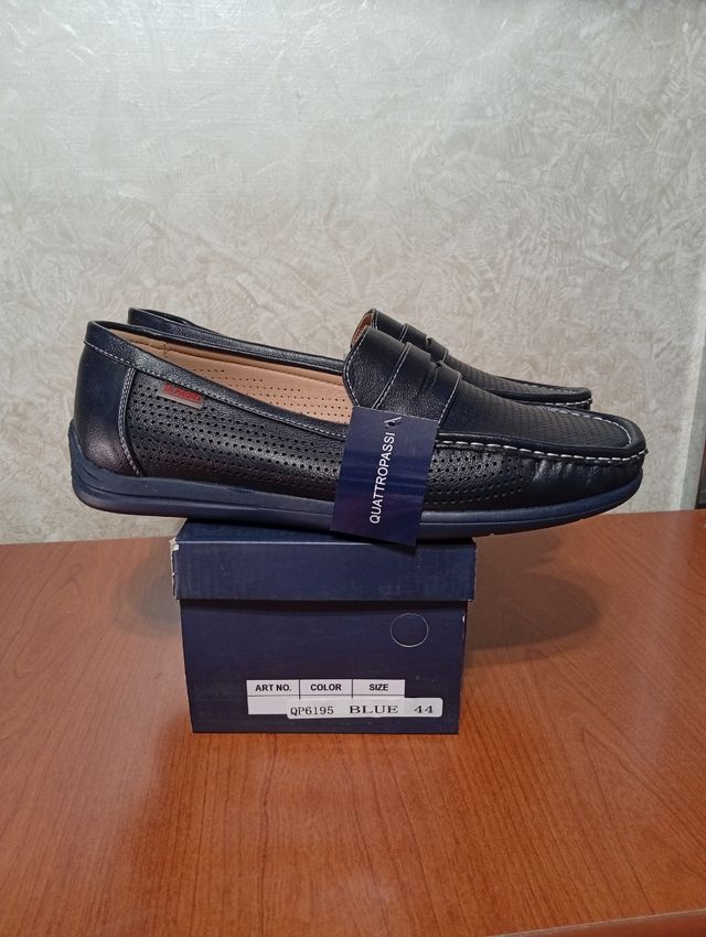 Mocassini Quattropassi blu 44