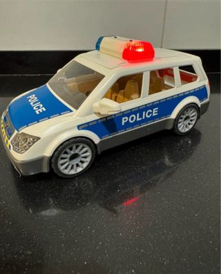Coche policía Playmobil luces