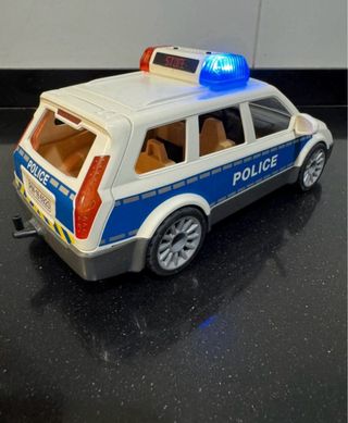 Coche policía Playmobil luces