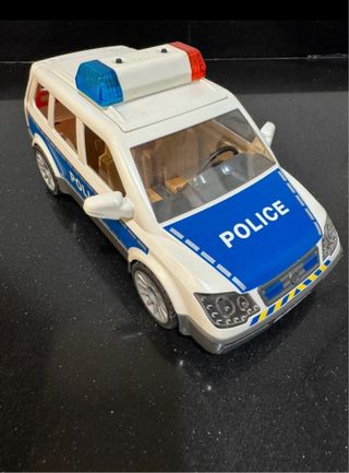 Coche policía Playmobil luces
