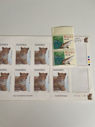 Sellos Namibia 1997 - Leopardos
precio por todo