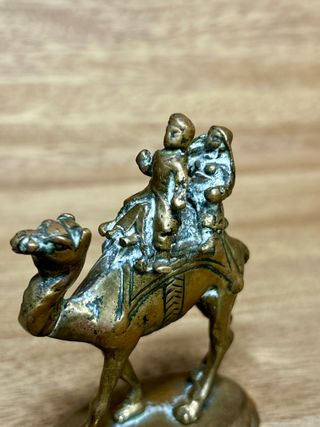 Camello de bronce