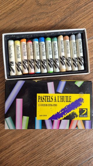 12 Pasteles al óleo Dalbe