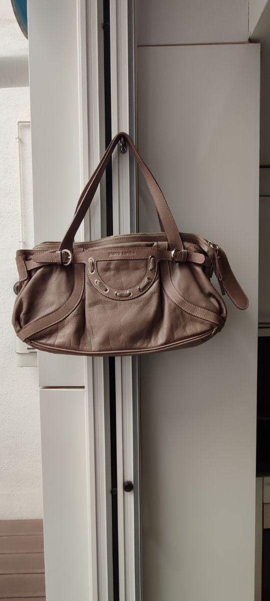 Bolso Pierre Cardin beige
