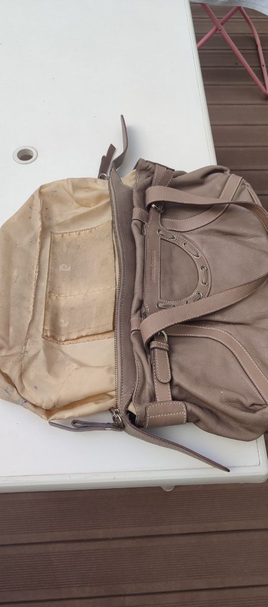 Bolso Pierre Cardin beige