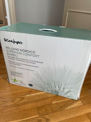 Edredón Nórdico Bambú Corte Inglés