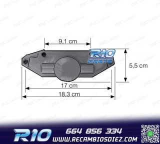 CUBRE PINZAS DE 2 PISTONES LOOK BREMBO