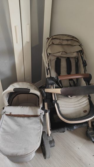 Cochecito bebé con silla y capazo. CHICCO