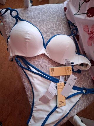 Bikini Women'Secret blanco-azul