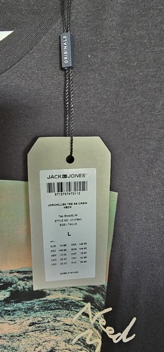 Camiseta Jack & Jones L - Nueva