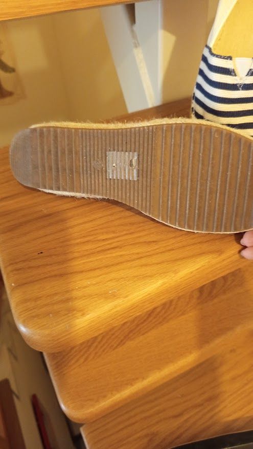 Zapatillas esparto rayas azul-blanco