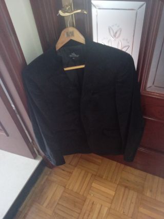 Americana terciopelo negra