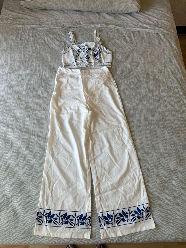 Conjunto verano blanco - 2 piezas