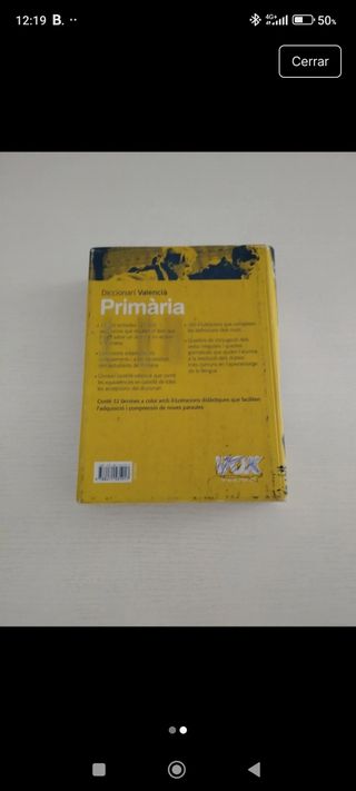 Dicc. Primària Valencià (Diccionarios Escolares...