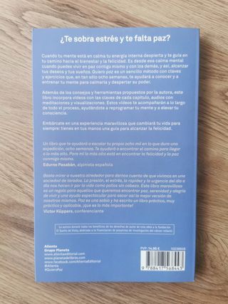 Quiero paz: Un curso de 8 semanas para que desc...