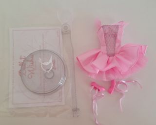 Barbie Ballet Wishes vestido y accesorios.