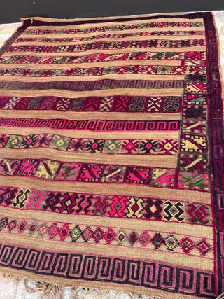 Tappeto in tessuto - Lana e fibra naturale