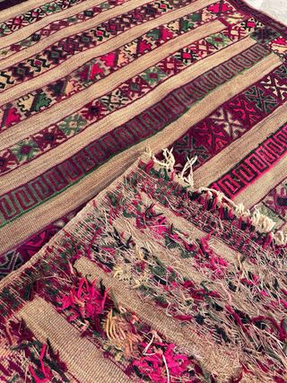 Tappeto in tessuto - Lana e fibra naturale